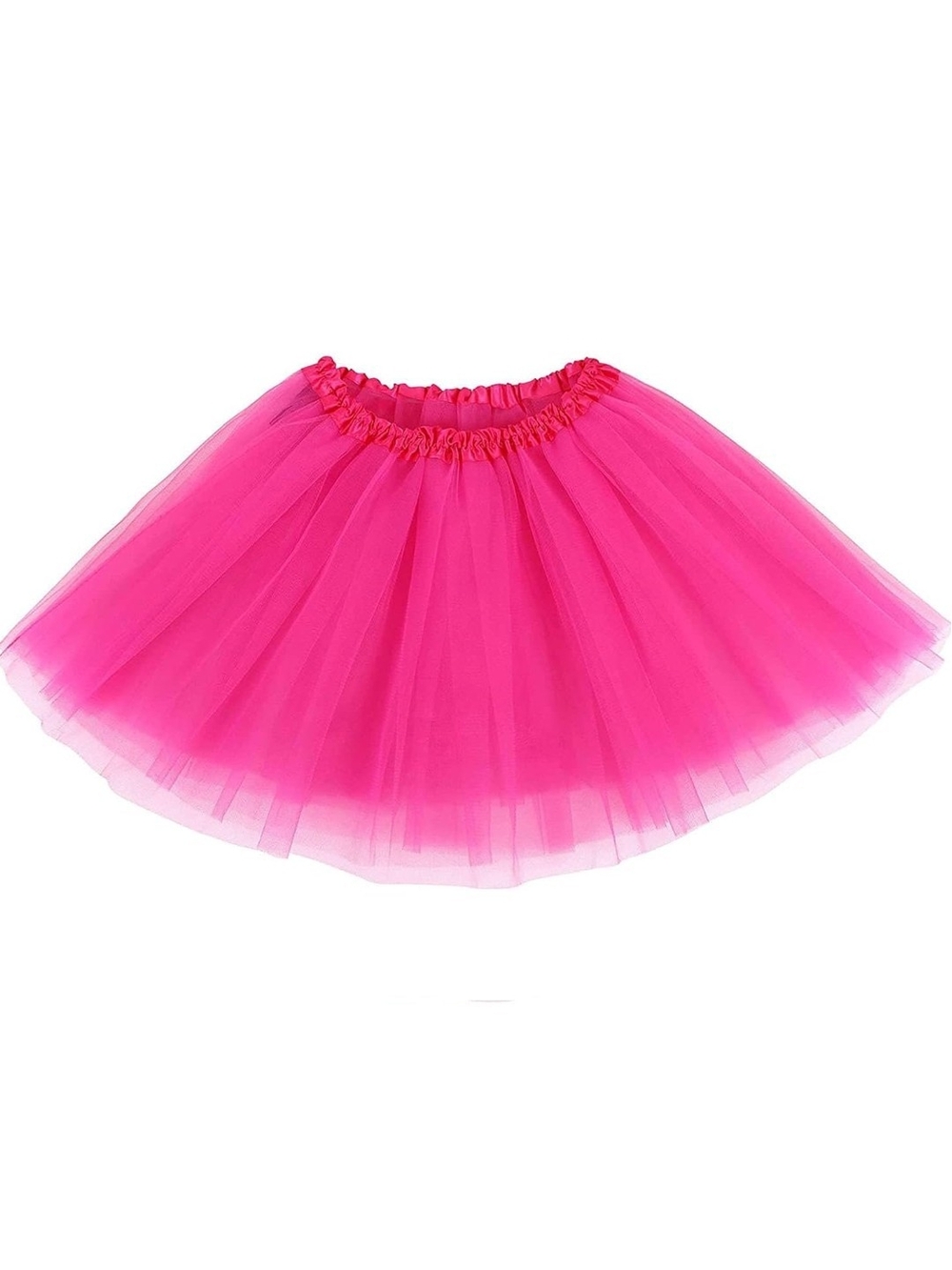 Women's Hot Pink Tulle Tutu Skirt